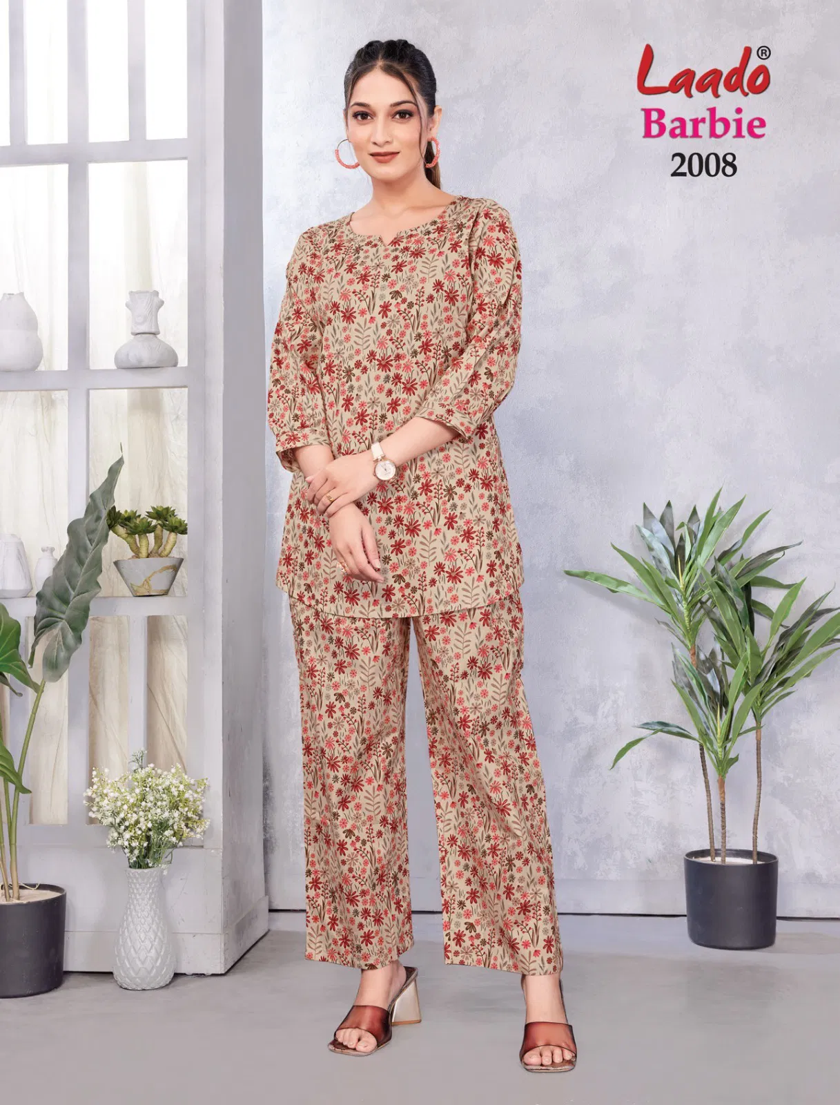 Barbie Vol 2 By Laado Cotton Printed Ladies Co Ord Set Exporters In India